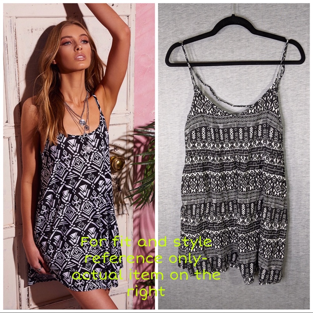 H&M Divided Black & White Sundress